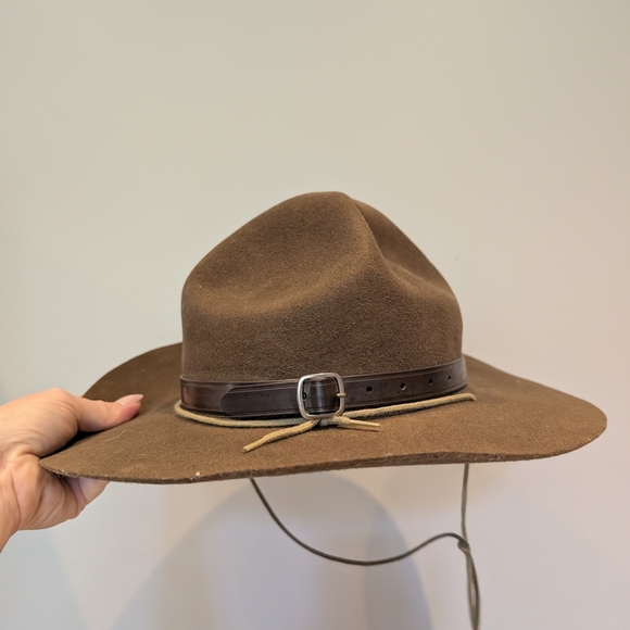 Scout Brown Hat with Leather Trim - Picture 8 of 8